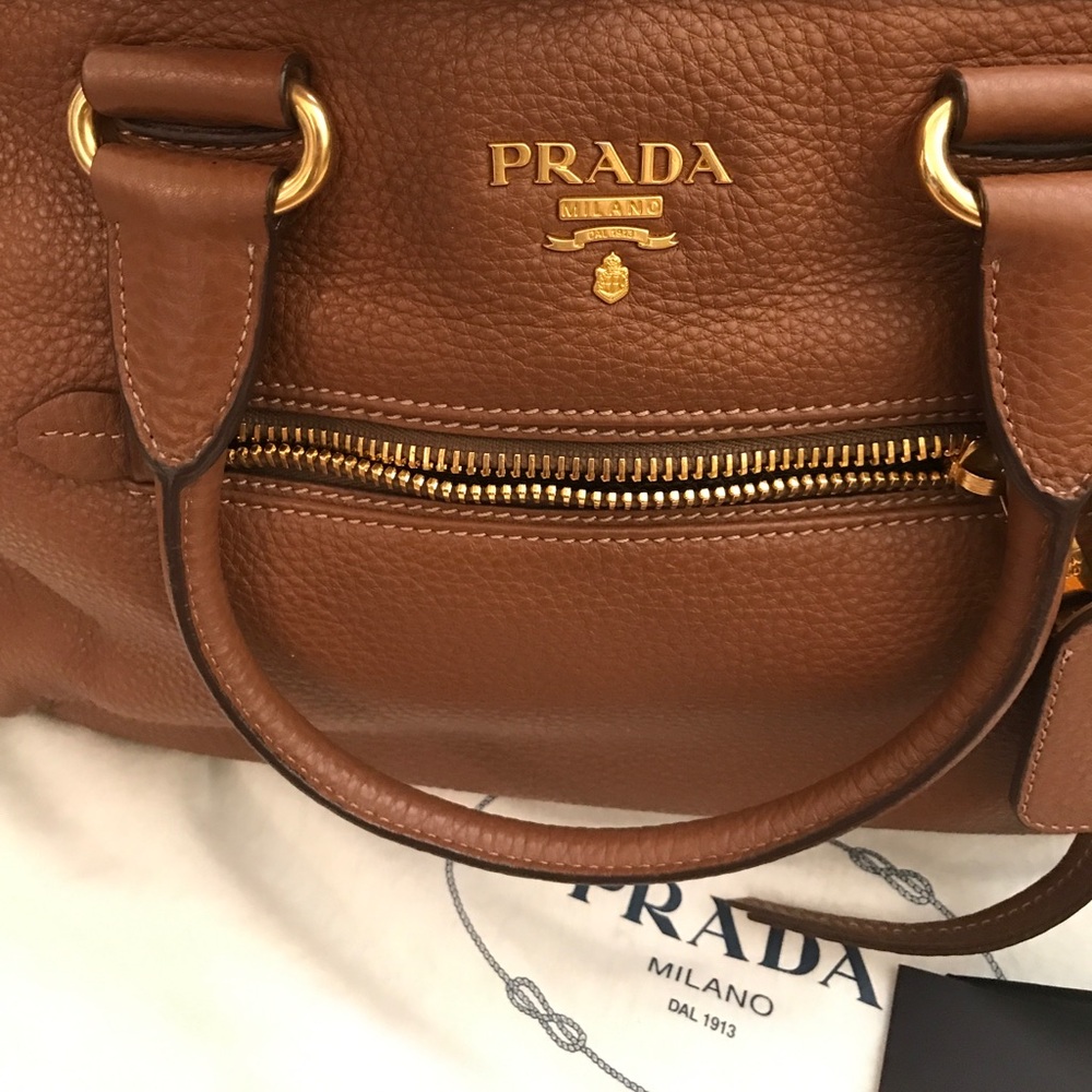 Prada Brown Leather Handbag - Picture 2 of 8